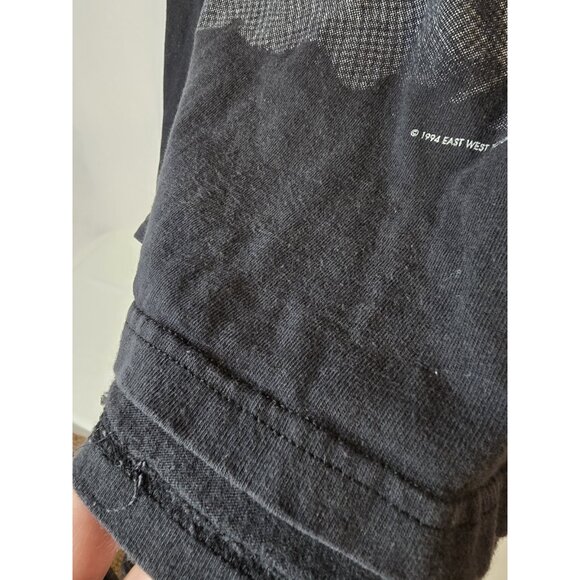 Vintage 1994 Bob Dylan Concert Shirt Sz Large Black East West Touring Co LEE - Picture 4 of 11